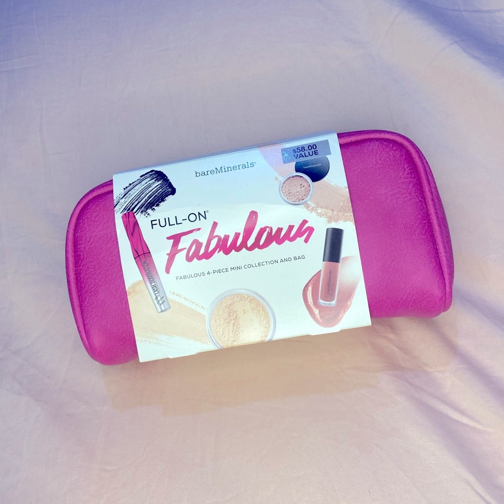 Bare minerals makeup bag set